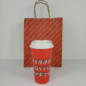 NEW Starbucks Red Discount Reusable Grande Hot Cup